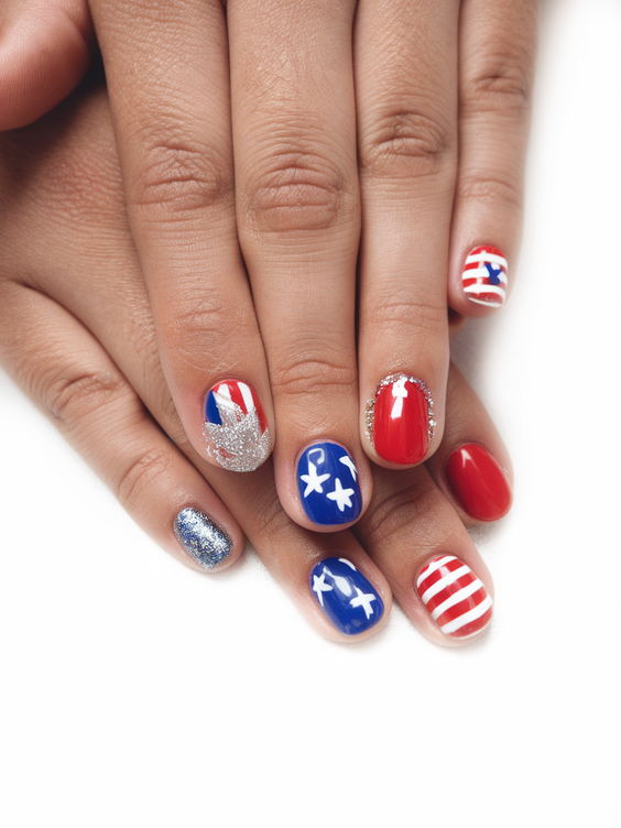 Red White Blue Nails – 4th of July 2025 Inspiration for Patriotic Manicures and Top Outfit Ideas