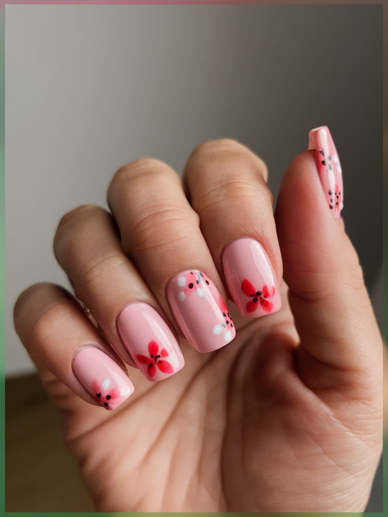 Tropical Sunset and Palm Tree Hawaii Nails Ideas 2025 for Vibrant Summer Vibes