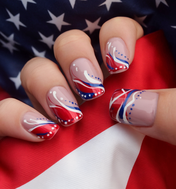 Red White Blue Nails – 4th of July 2025 Inspiration for Patriotic Manicures and Top Outfit Ideas