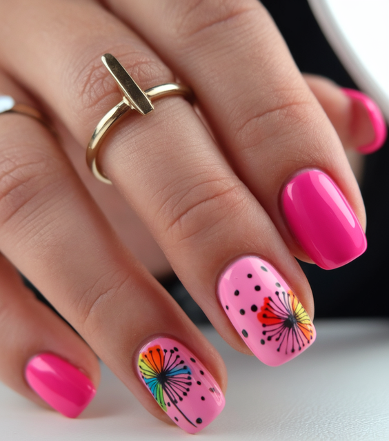 Summer Gel Nail Design Ideas 2025 with Bold Color Combos, Shapes, and Artistic Details