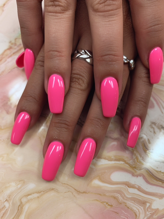 Coffin Summer Nails Ideas 2025: Bright Colors, Neon, and Simple Square Trends for Every Occasion
