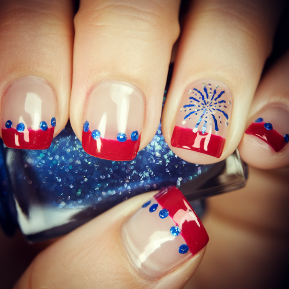 Fourth of July Nails Designs Ideas 2025: Creative Patriotic Nail Art for Summer Parties and Fireworks