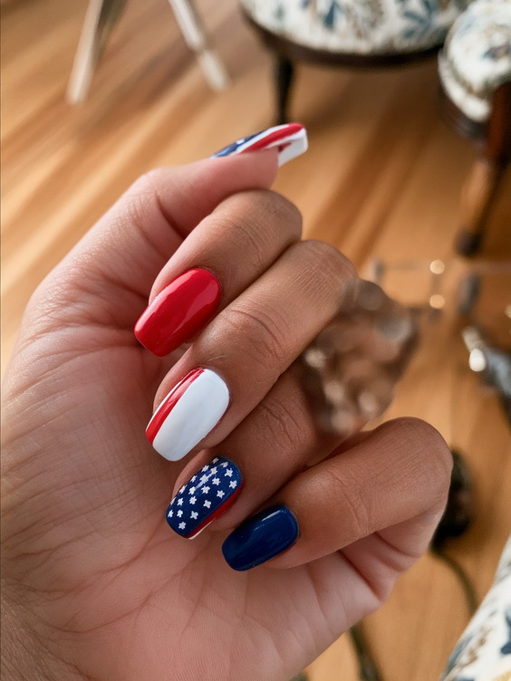 Red White Blue Nails – 4th of July 2025 Inspiration for Patriotic Manicures and Top Outfit Ideas