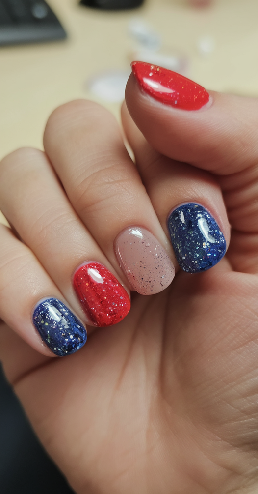 Simple Fourth of July Nails Ideas 2025 for Easy Patriotic Manicures at Home This Independence Day