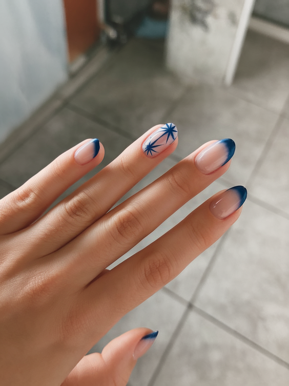 Bright Summer Blue Nails Ideas 2025 for Beach Vacations, Almond Shapes, and Simple Square Designs