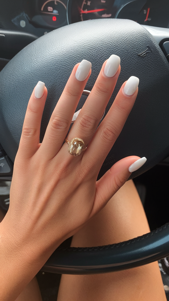 Summer White Nails Ideas 2025: Elegant Square and Almond Styles for Every Skin Tone
