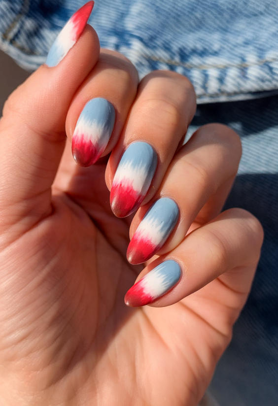 July Nails Ideas 2025: Red, White, and Blue Designs for Summer Inspiration