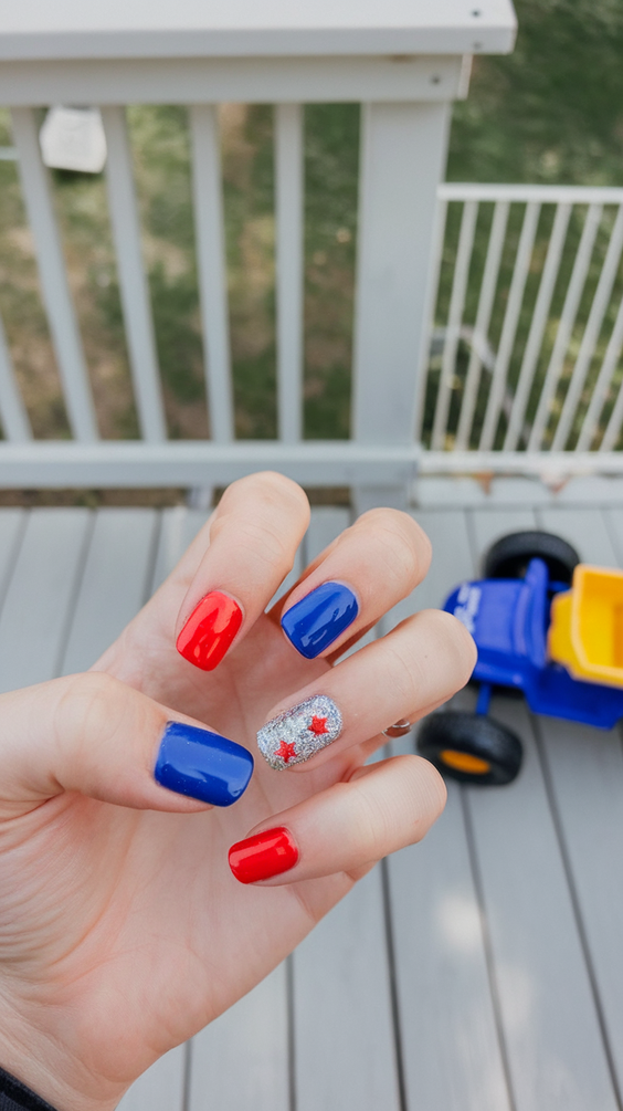 July Nails Color Ideas 2025: Trendy Red, Blue & Summer Designs for Every 4th of July and Wedding