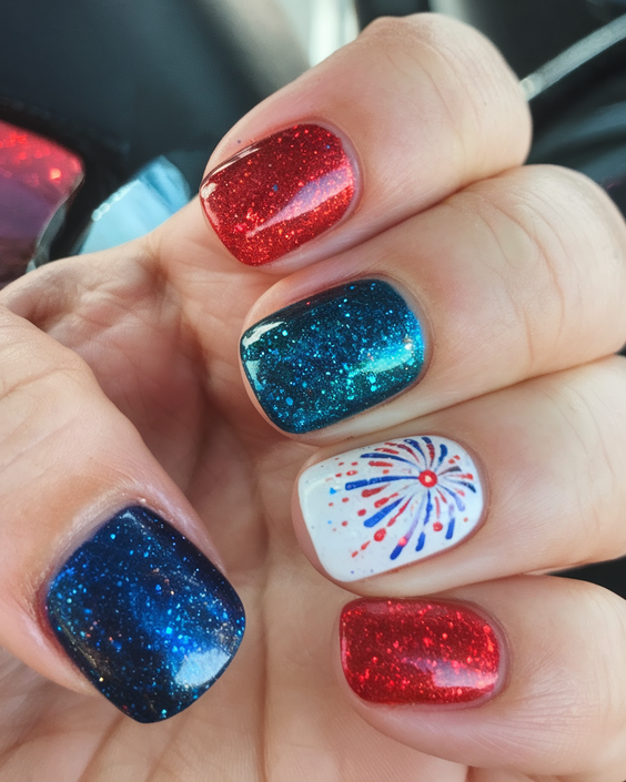 Red White Blue Nails – 4th of July 2025 Inspiration for Patriotic Manicures and Top Outfit Ideas