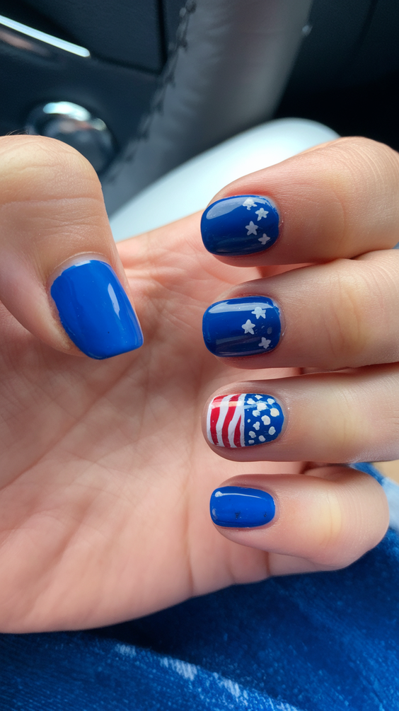 Patriotic Nails Design Ideas 2025: Red, White & Blue Trends for Summer Glamour
