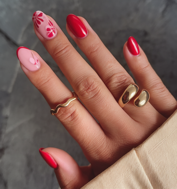 Bold and Glossy Summer Red Nail Ideas 2025 That Match Every Hair Outfit, Top, or Skirt You Wear