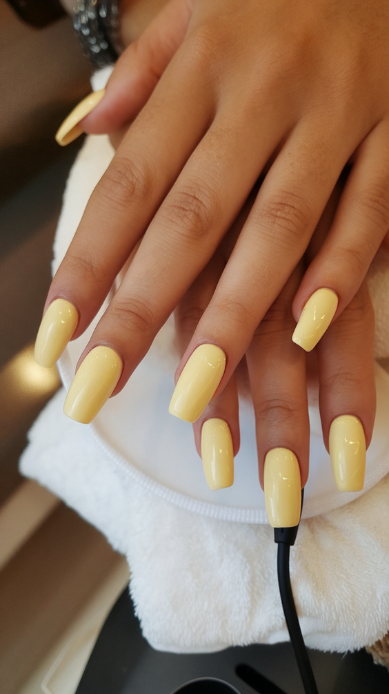 Vivid Neon Yellow Summer Nails Ideas 2025 for Every Skin Tone and Style