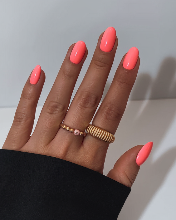Basic Summer Nails Ideas 2025: Almond, Square, Neon, Solid & Simple Designs for Spring/Summer Fun