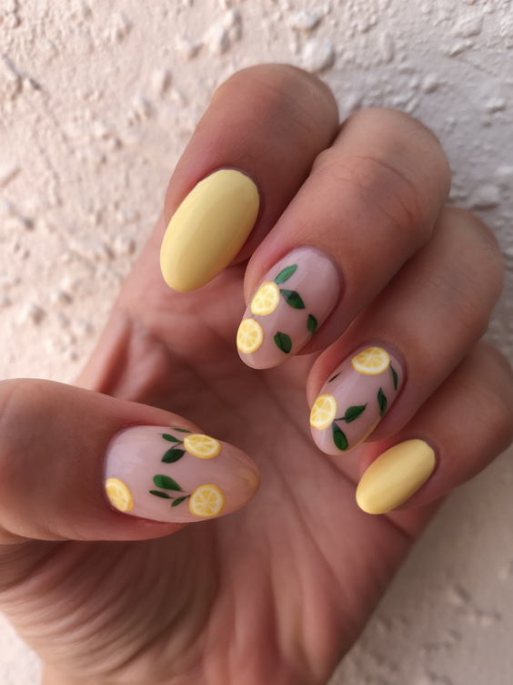 Lemon Nails Designs Ideas 2025: Fresh Citrus Art Trends for Summer Color Lovers