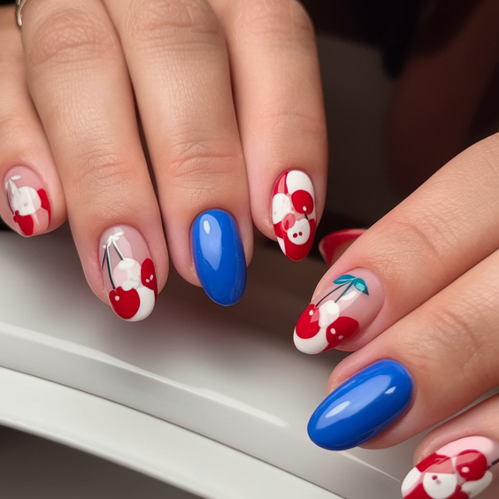 July Nails Ideas 2025: Red, White, and Blue Designs for Summer Inspiration