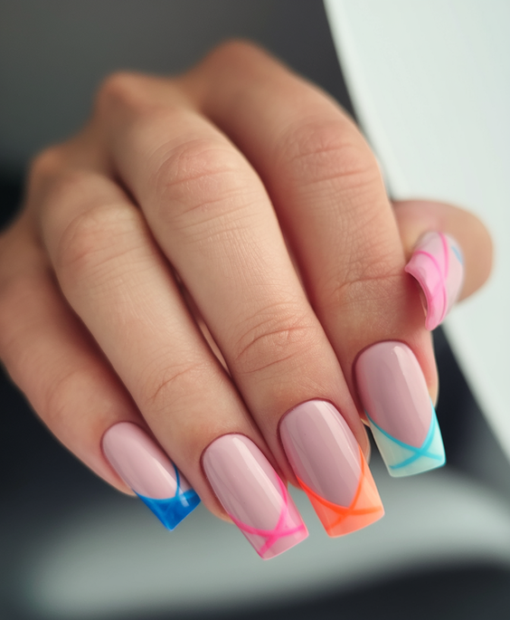 Summer French Nails Ideas 2025: From Subtle Pastels to Bold Art-Inspired Tips and Almond Shapes