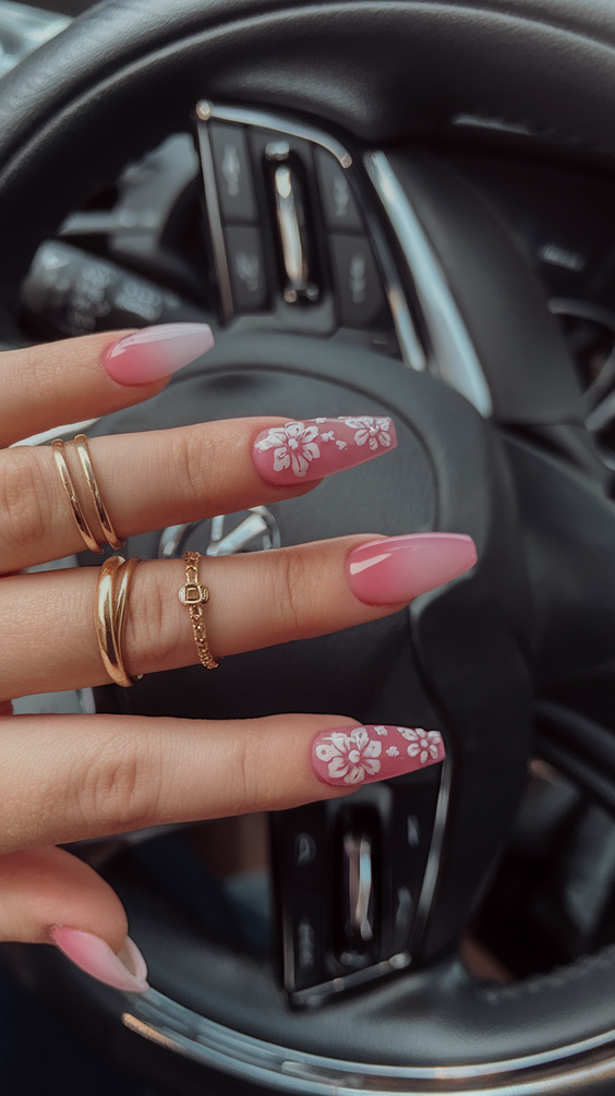 Tropical Sunset and Palm Tree Hawaii Nails Ideas 2025 for Vibrant Summer Vibes