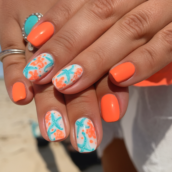 Beach Nails Ideas 2025: Trendy Designs Inspired by Waves, Shells, and Tropical Escapes