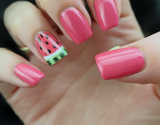 Fresh Watermelon Nails Ideas 2025 That Make Every Summer Outfit Pop with Color and Personality
