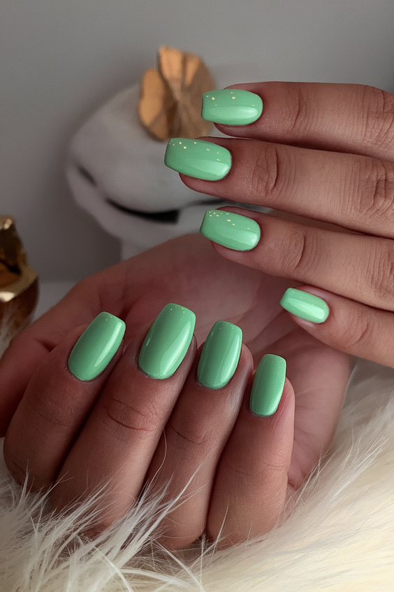 Summer Green Nails Ideas 2025: Bold Designs, Pretty Art, Simple Square, Neon Colors, and Almond Shape Trends