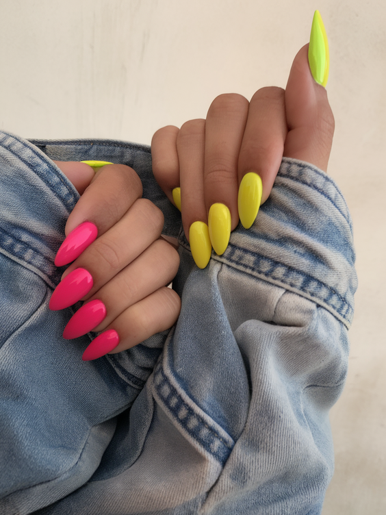 Vivid Neon Yellow Summer Nails Ideas 2025 for Every Skin Tone and Style