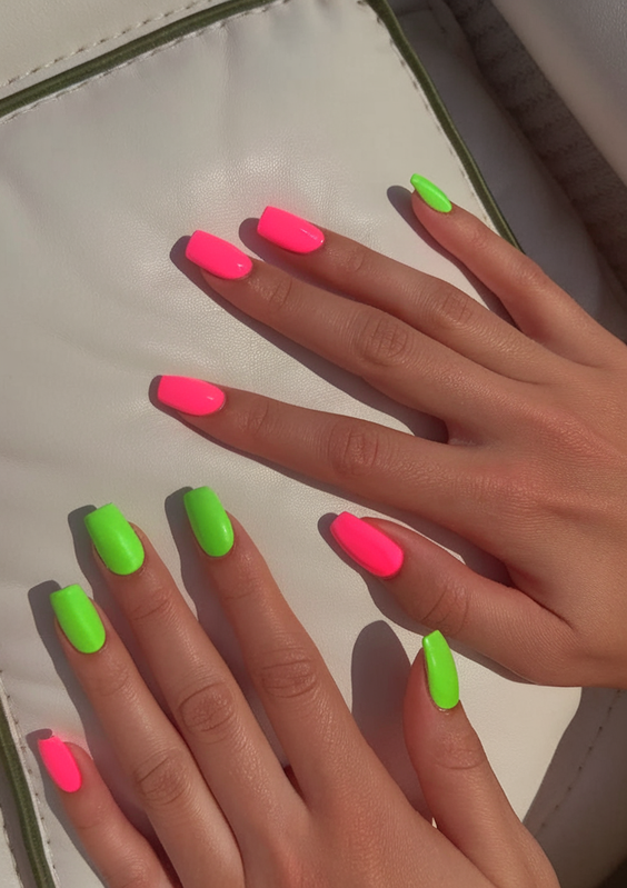 Neon Summer Nail Ideas 2025 for Bold and Bright Looks All Season Long