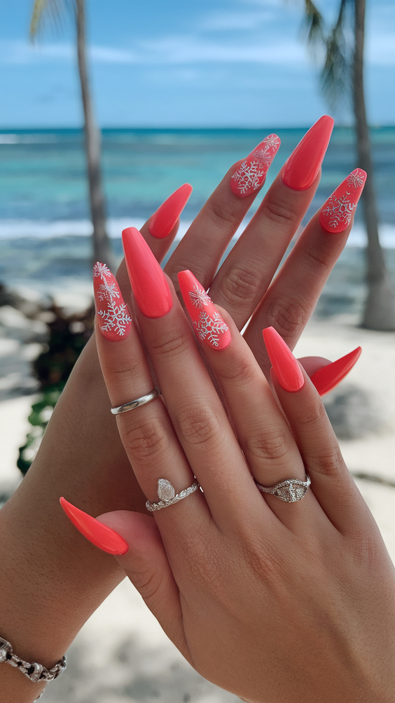 Summer Almonds Nails Ideas 2025 for Colorful Beach Vacation Looks with Classy Simple Designs