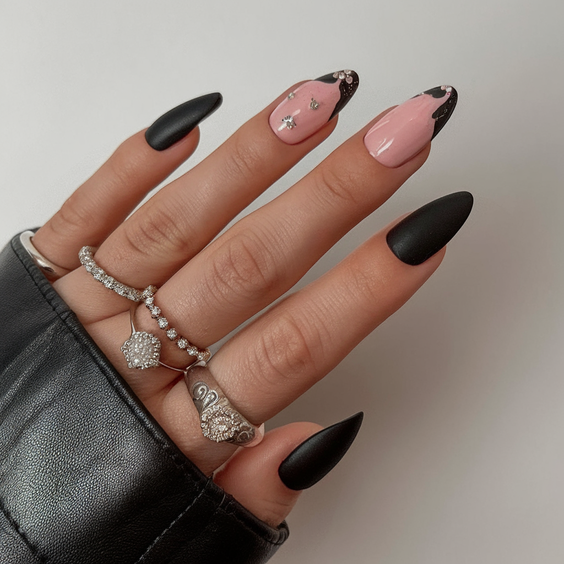 Summer Black Nails Ideas 2025 That Are Short, Trendy, and Totally Wearable for All Skin Tones