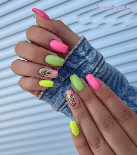Neon Summer Nail Ideas 2025 for Bold and Bright Looks All Season Long