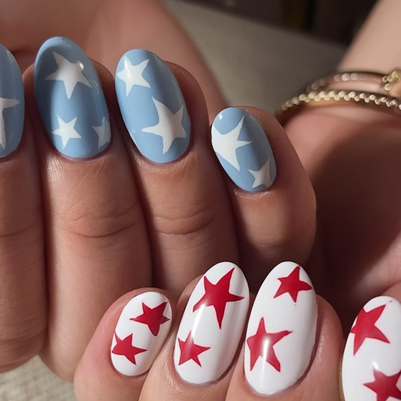 Simple 4th of July Nails Ideas 2025 for Easy Patriotic Manicures Anyone Can Do at Home
