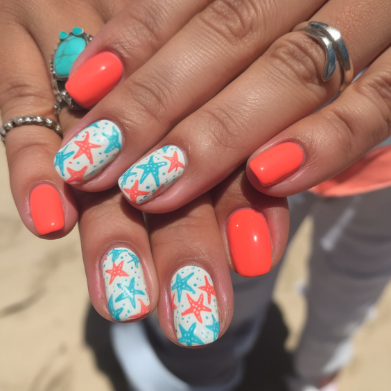 Bright Summer Nail Inspo 2025 with Bold Neon Colors and Pastel Florals for All Nail Shapes