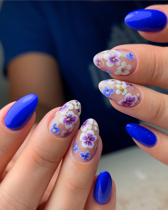 Fresh Summer Acrylic Nail Ideas 2025 with Bright Colors, Floral Accents, and Modern Art Vibes