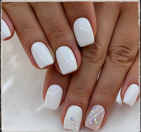Summer White Nails Ideas 2025: Elegant Square and Almond Styles for Every Skin Tone