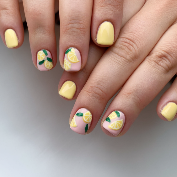 Lemon Nails Designs Ideas 2025: Fresh Citrus Art Trends for Summer Color Lovers