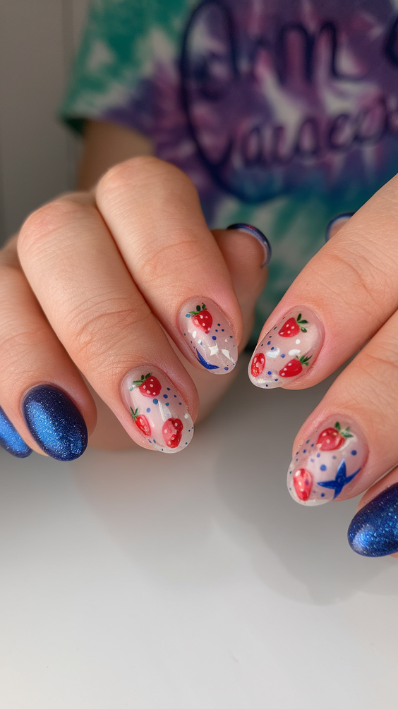 July Nails Color Ideas 2025: Trendy Red, Blue & Summer Designs for Every 4th of July and Wedding