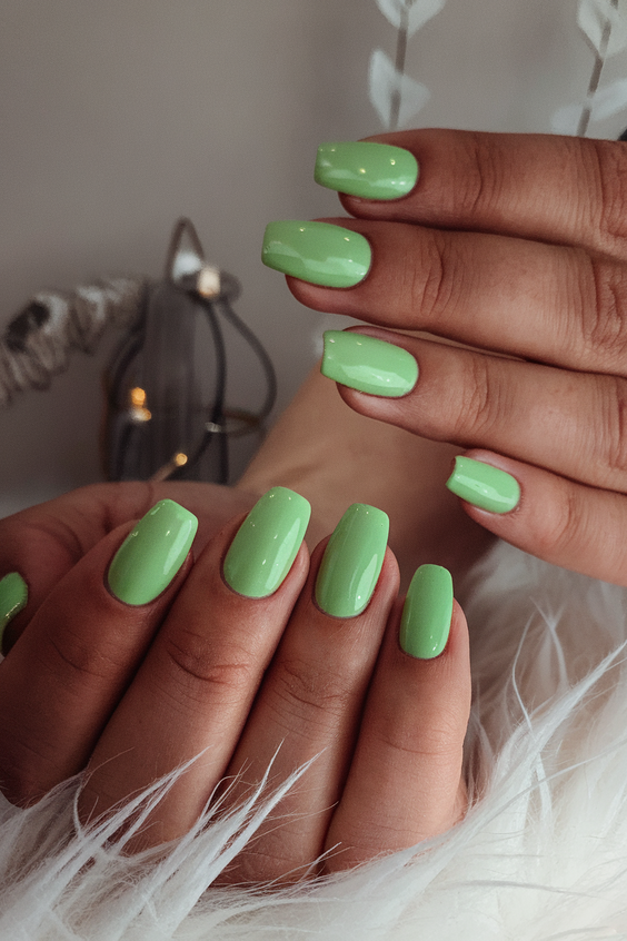 Basic Summer Nails Ideas 2025: Almond, Square, Neon, Solid & Simple Designs for Spring/Summer Fun