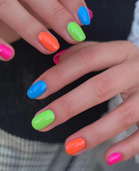 Neon Summer Nail Ideas 2025 for Bold and Bright Looks All Season Long