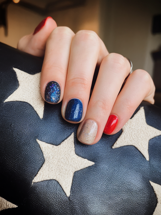 Patriotic Nails Design Ideas 2025: Red, White & Blue Trends for Summer Glamour