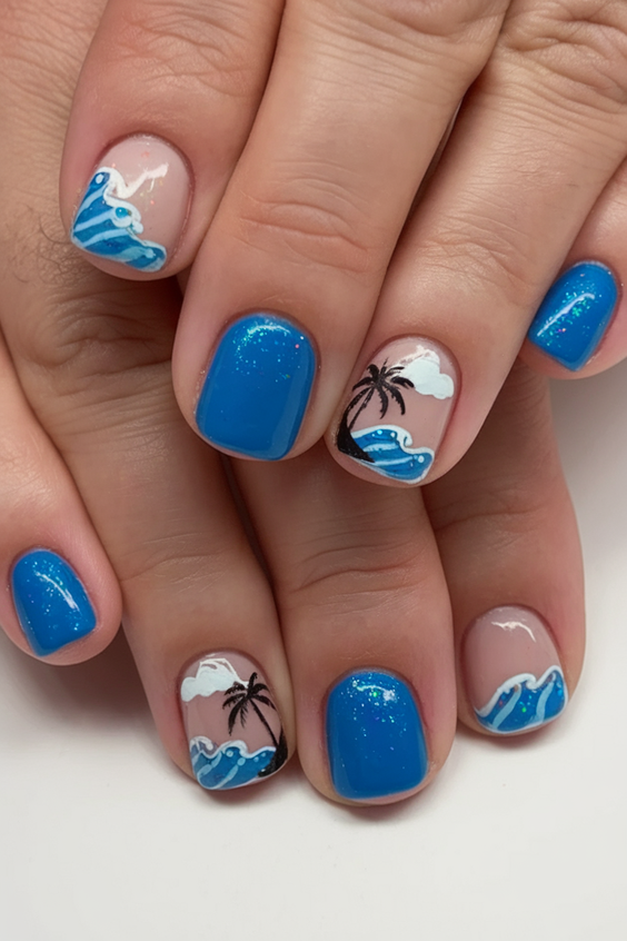 Beach Nails Ideas 2025: Trendy Designs Inspired by Waves, Shells, and Tropical Escapes