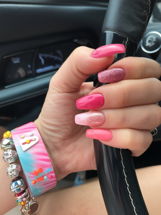 Coffin Summer Nails Ideas 2025: Bright Colors, Neon, and Simple Square Trends for Every Occasion