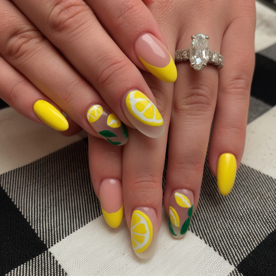 Lemon Nails Designs Ideas 2025: Fresh Citrus Art Trends for Summer Color Lovers