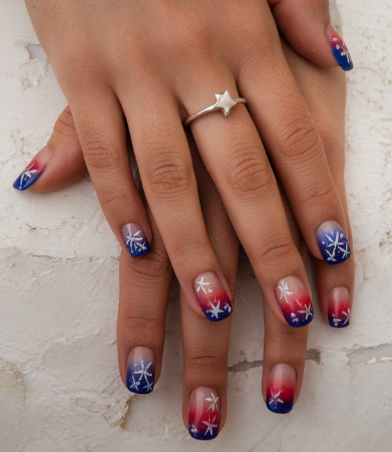 Simple Fourth of July Nails Ideas 2025 for Easy Patriotic Manicures at Home This Independence Day