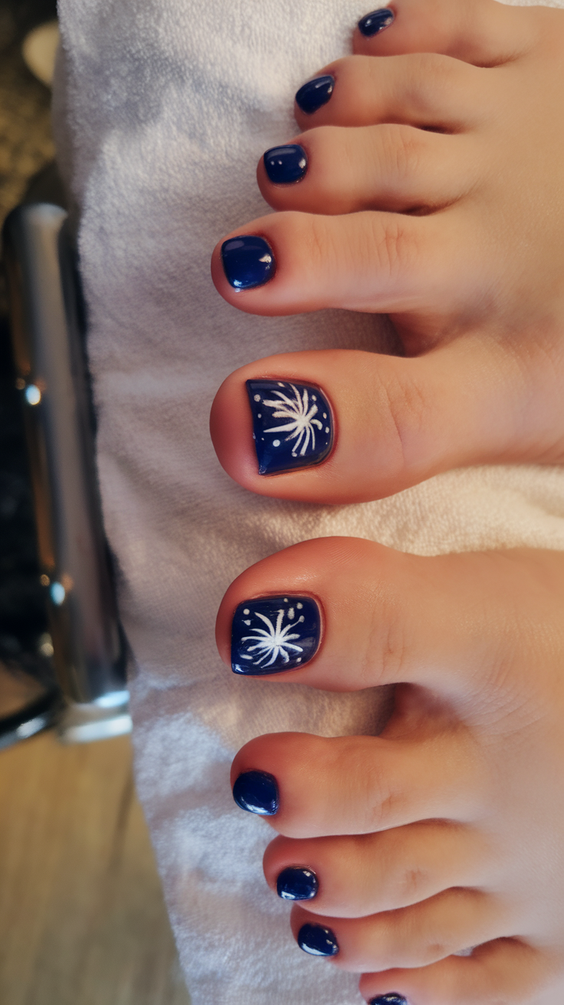 July Toe Nails Ideas 2025: Patriotic, Neon, and Simple Fourth Designs for Summer Pedicures