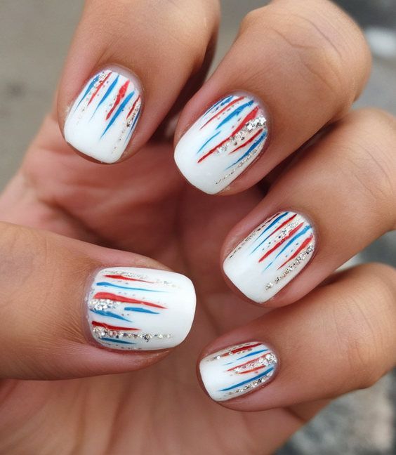 Fourth of July Nails Designs Ideas 2025: Creative Patriotic Nail Art for Summer Parties and Fireworks