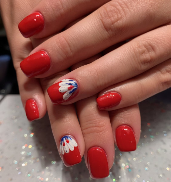 Simple 4th of July Nails Ideas 2025 for Easy Patriotic Manicures Anyone Can Do at Home
