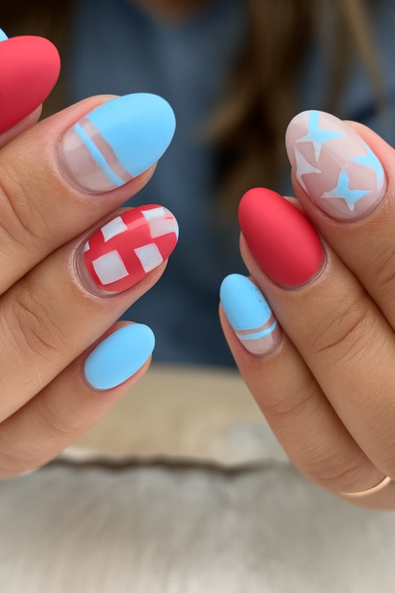 July Nails Color Ideas 2025: Trendy Red, Blue & Summer Designs for Every 4th of July and Wedding