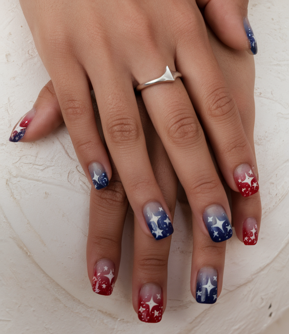 Simple 4th of July Nails Ideas 2025 for Easy Patriotic Manicures Anyone Can Do at Home