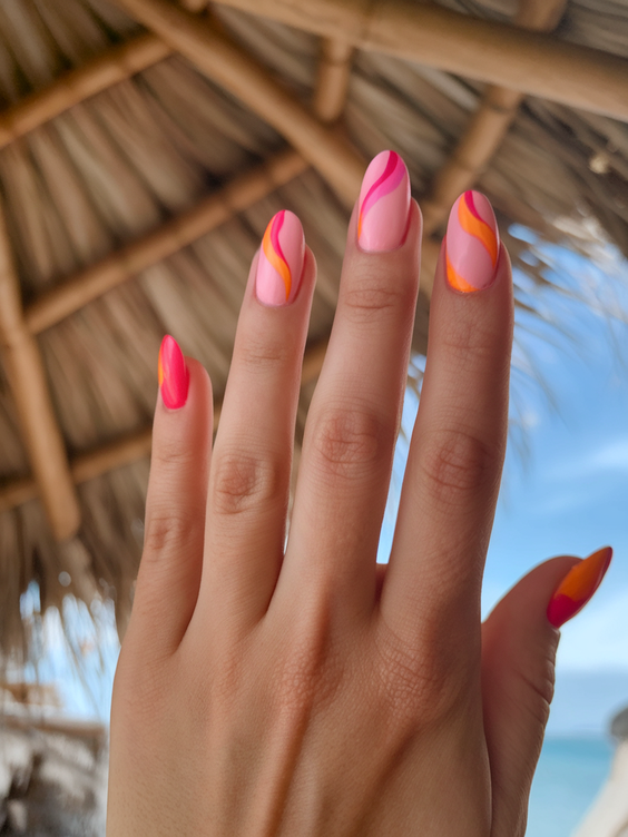 Vacation Nails Ideas 2025: Bright Neon Trends for Poolside Perfection This Summer