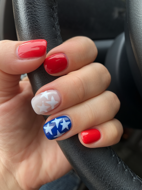 Red White Blue Nails – 4th of July 2025 Inspiration for Patriotic Manicures and Top Outfit Ideas