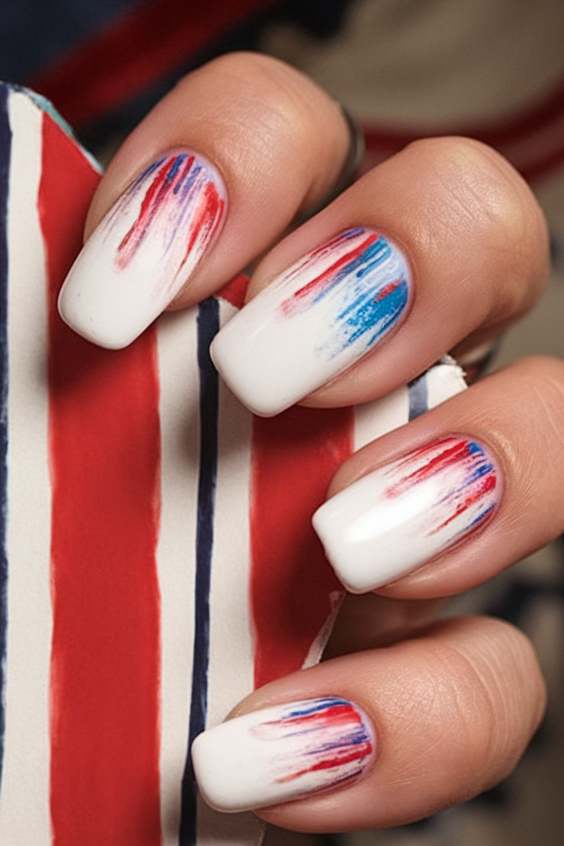 Simple Fourth of July Nails Ideas 2025 for Easy Patriotic Manicures at Home This Independence Day